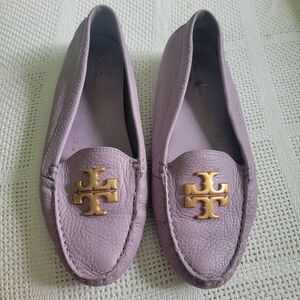 Tory Burch Purple Flats Mules Size 8